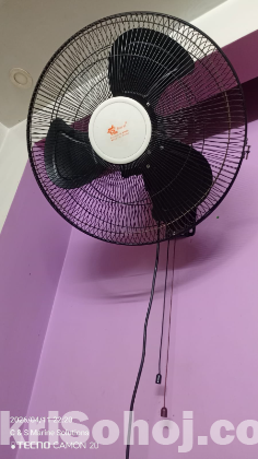 ২টি সিলিং ফ্যান ও ১টি ওয়াল ফ্যান